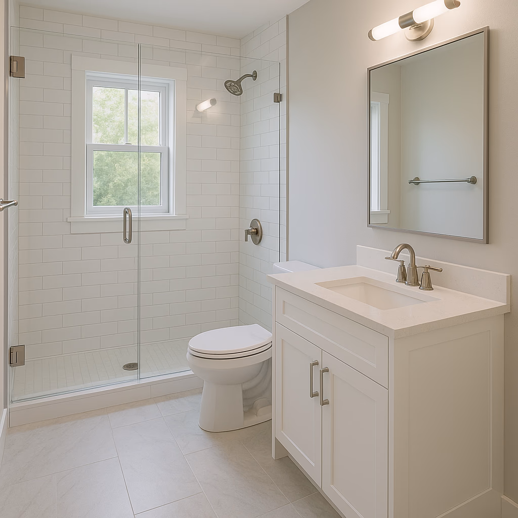Kelowna bathroom renovation by Nailed It Developments